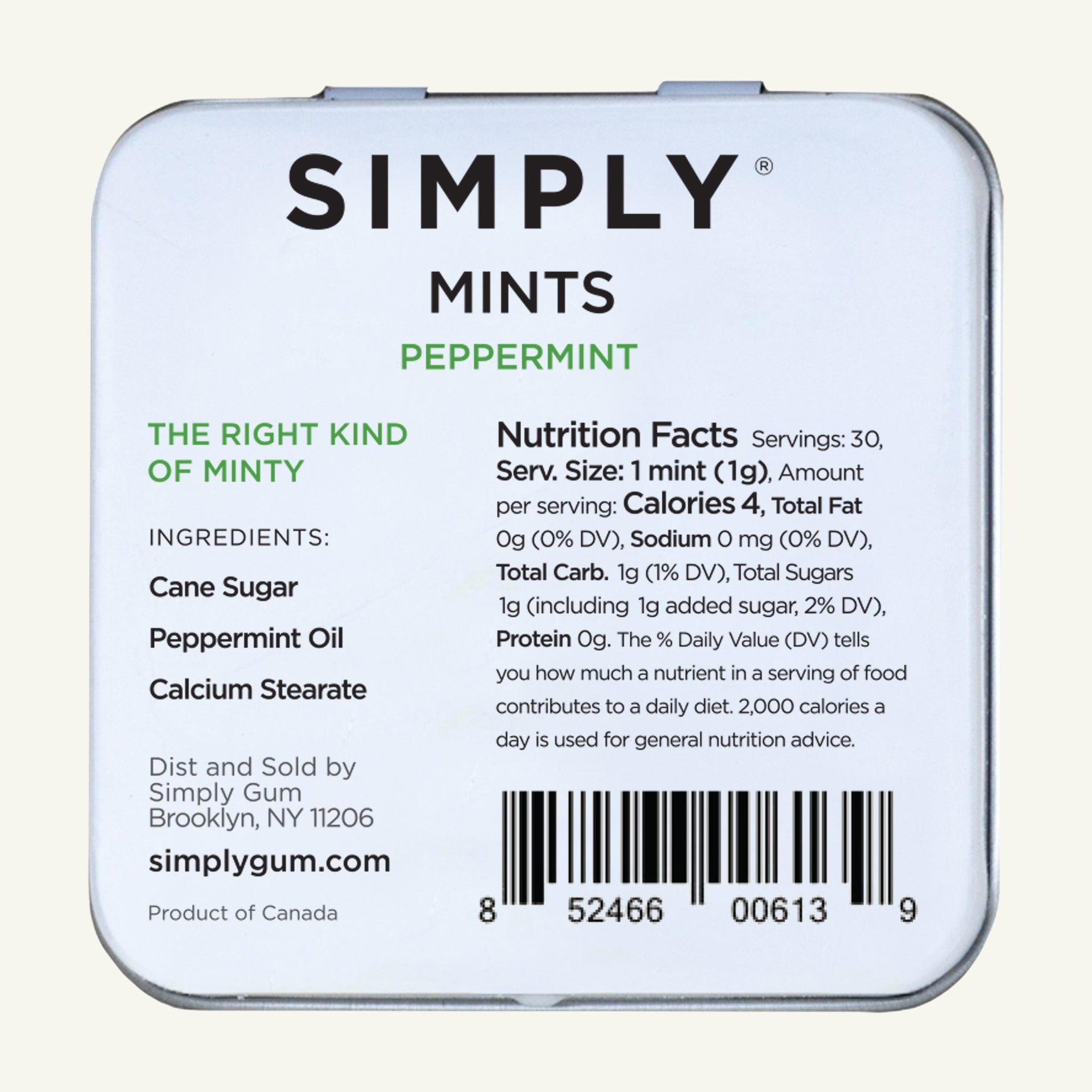 SIMPLY MINTS- PEPPERMINT