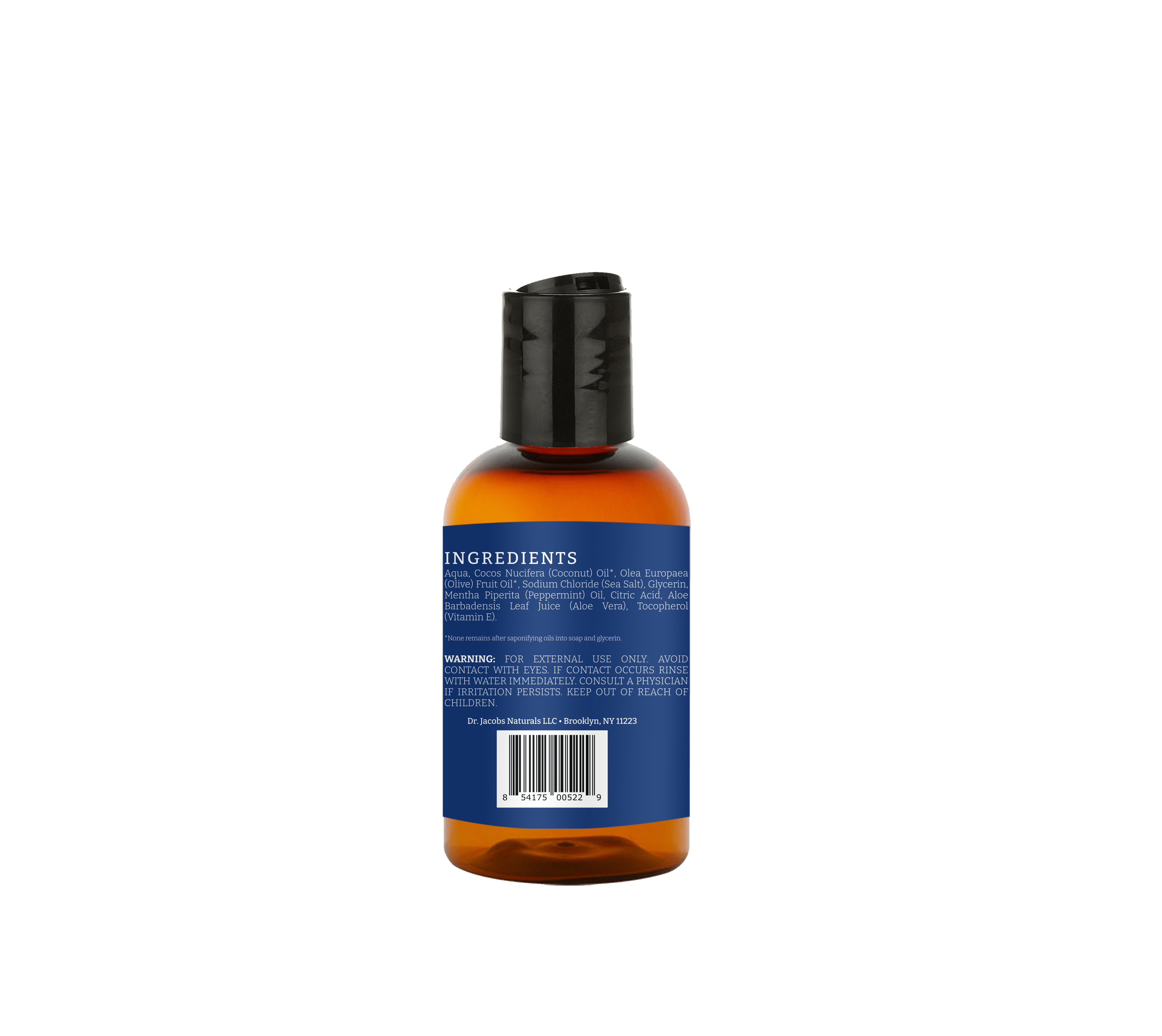 Peppermint Castile Body Wash by Dr. Jacobs Naturals