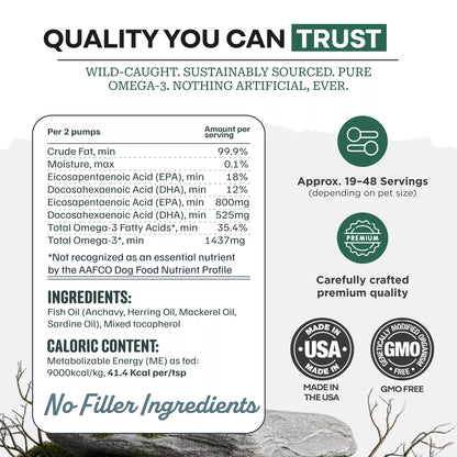 Wholesale of 10 - Wild Pets Liquid Fish Oil