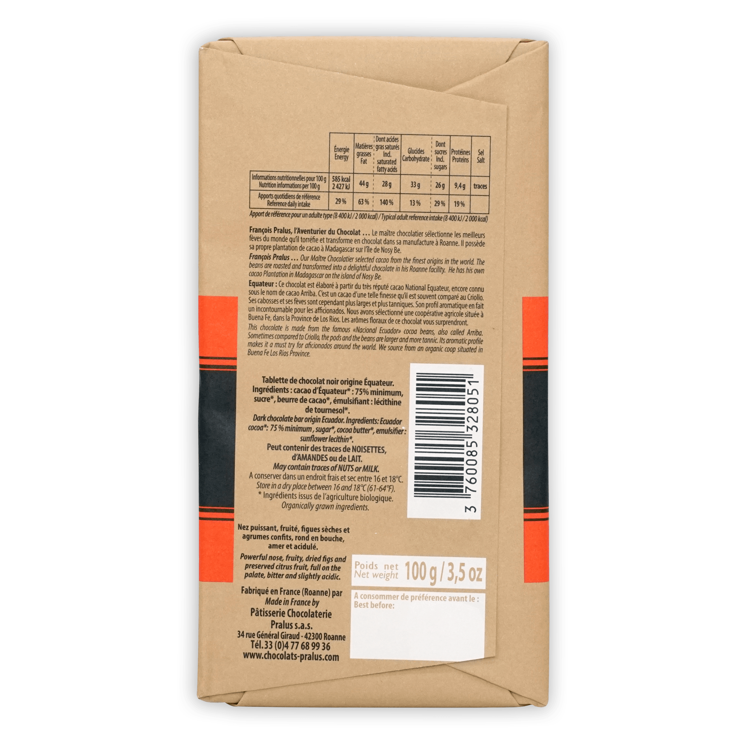 Pralus Ecuador 75% by Farm2Me