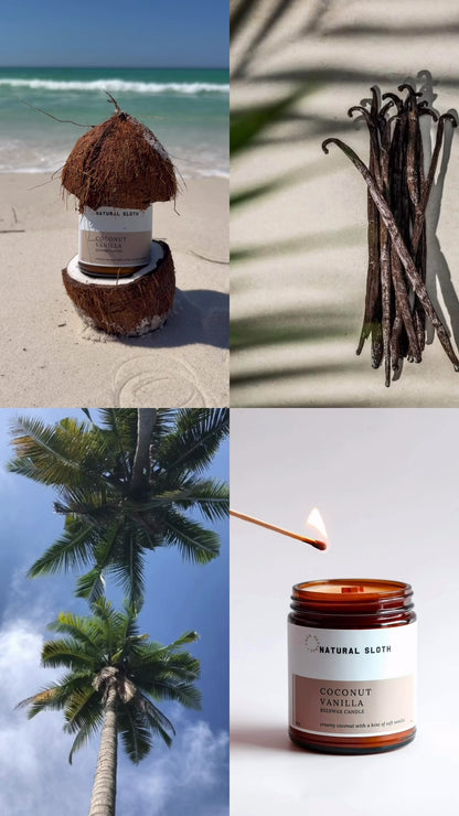 Coconut Vanilla Beeswax Candle