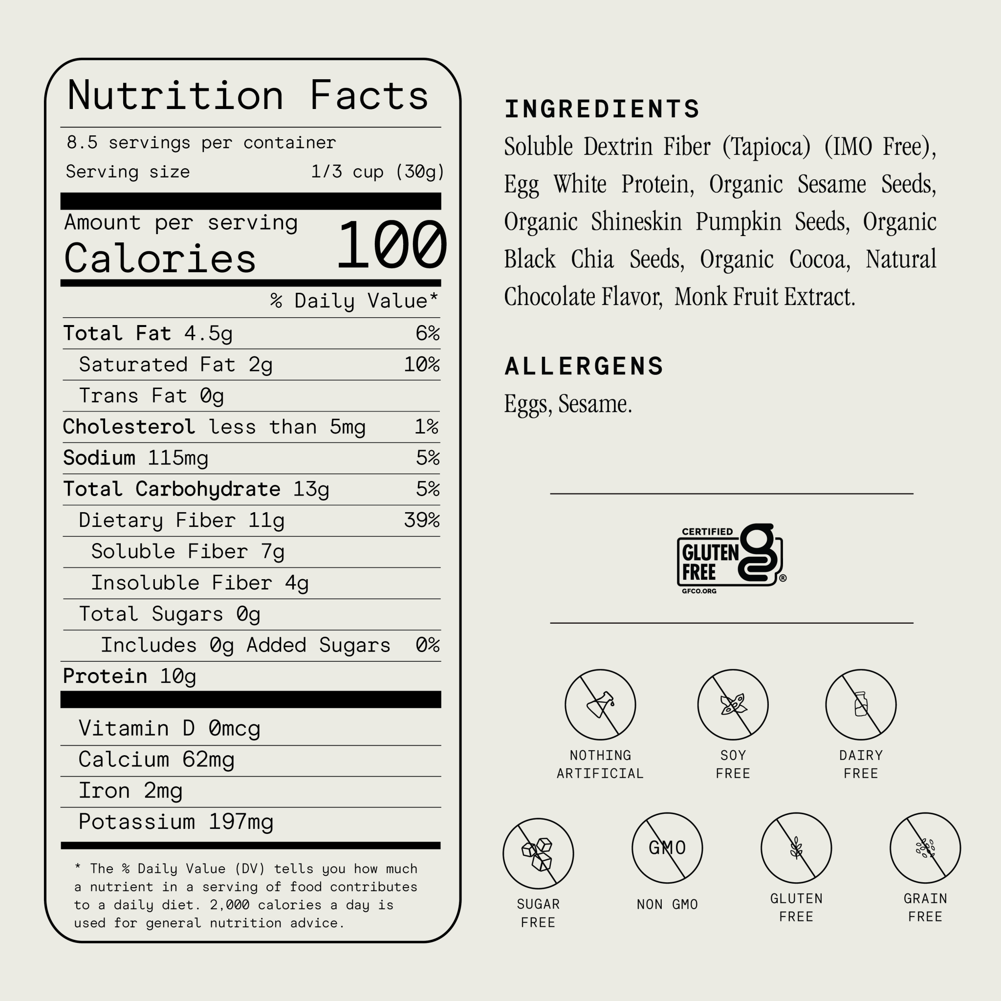 ProGranola® Chocolate Cluster 9oz