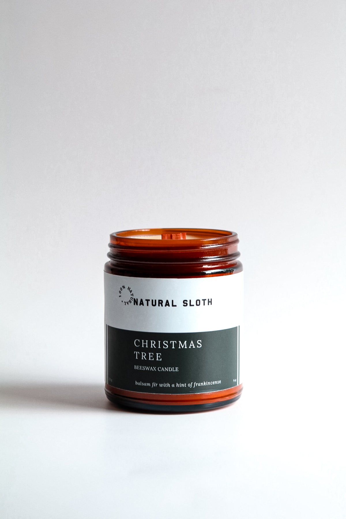 Christmas Tree Beeswax Candle