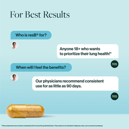 resB® Lung Support Probiotic