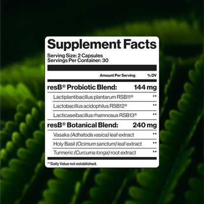 resB® Lung Support Probiotic