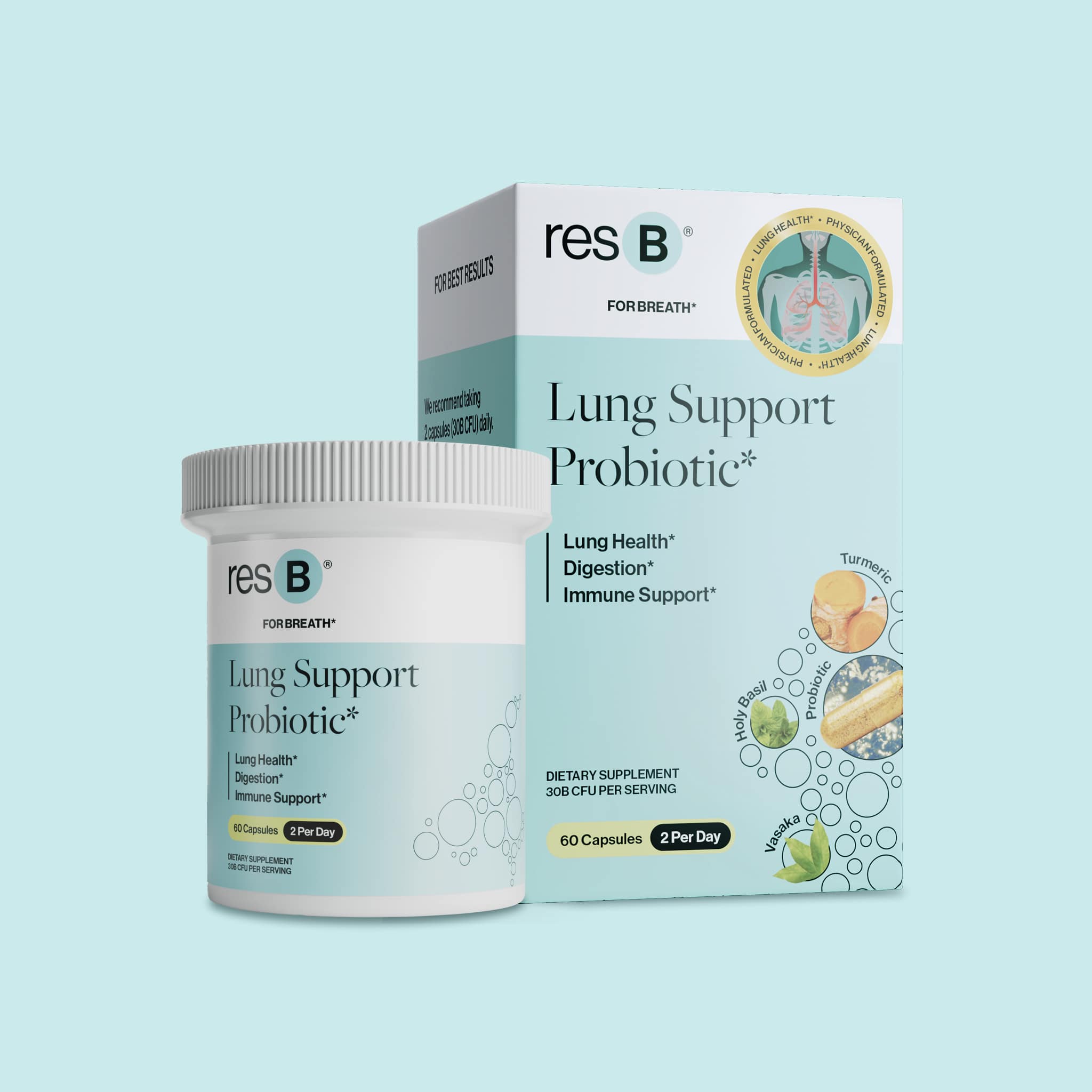 resB® Lung Support Probiotic