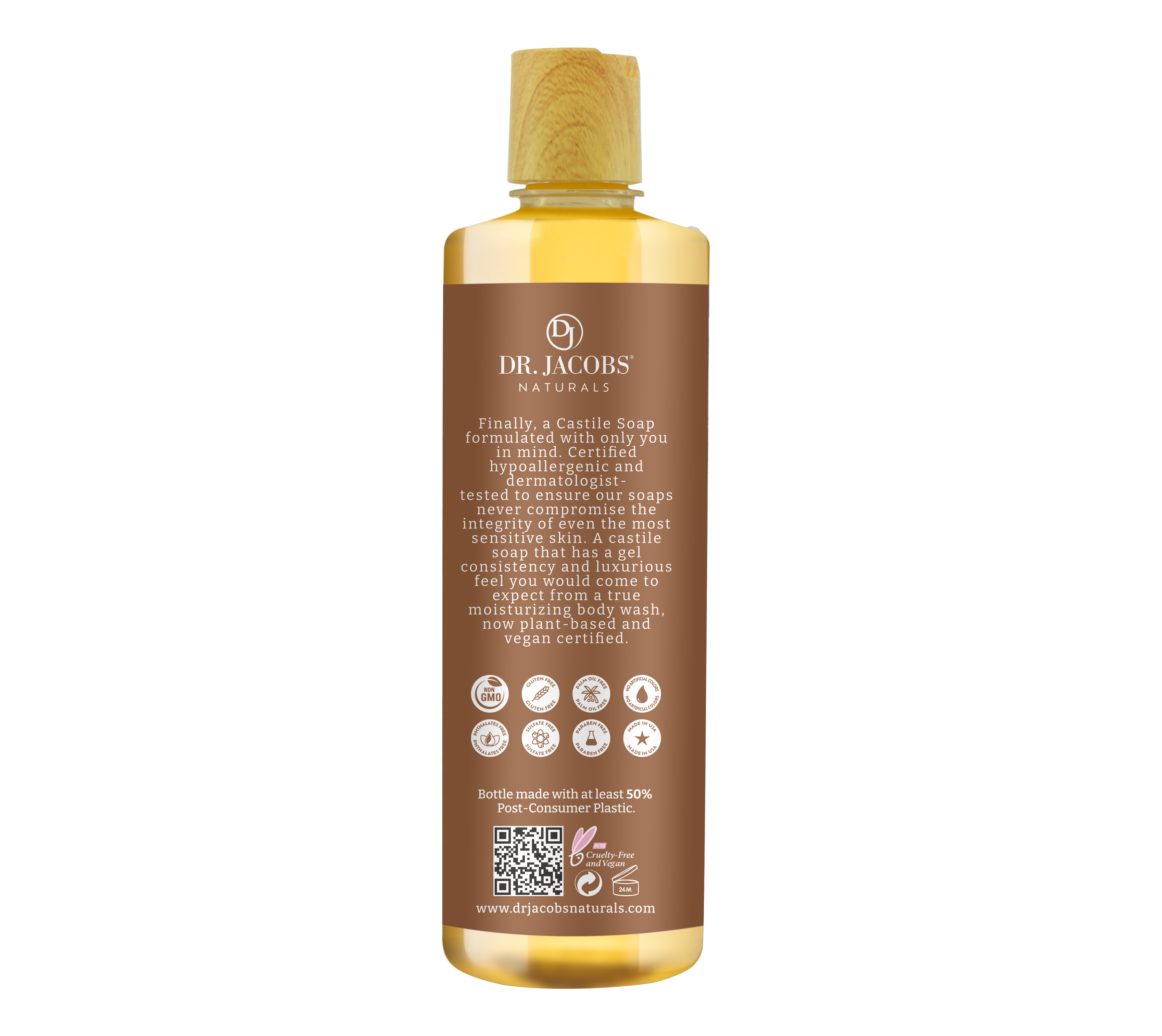 Sandalwood Castile Body Wash by Dr. Jacobs Naturals