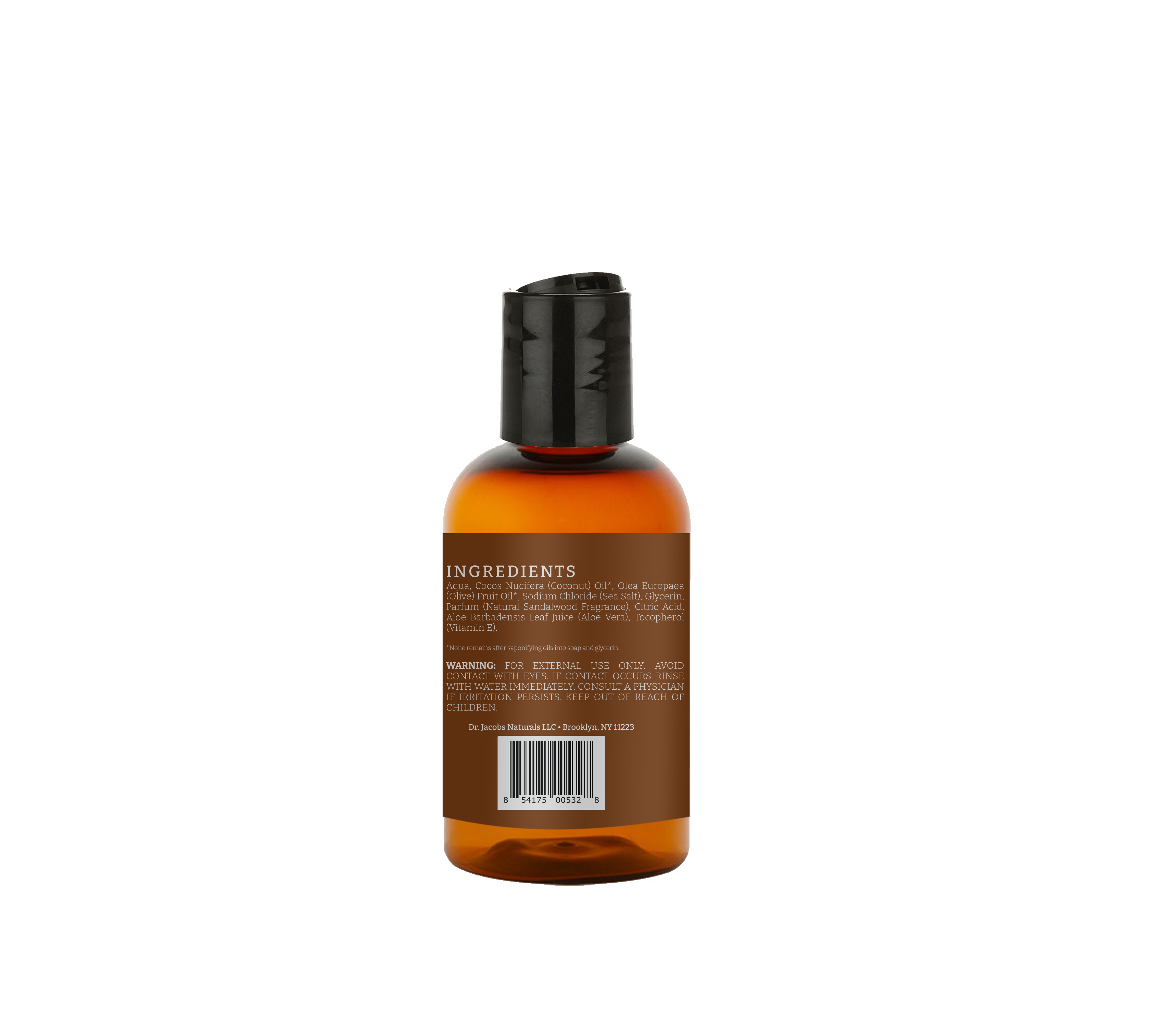 Sandalwood Castile Body Wash by Dr. Jacobs Naturals