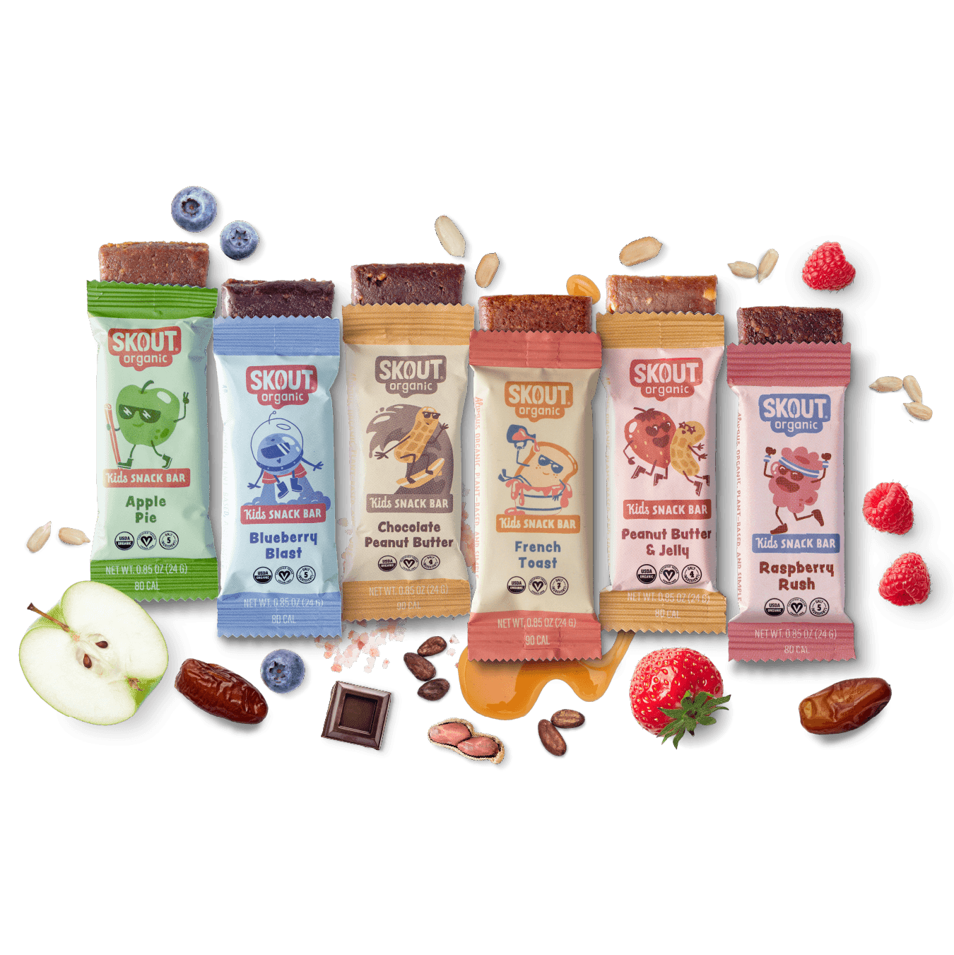 Skout Organic Kids Bar Variety Pack - 36 Pack by Skout Organic