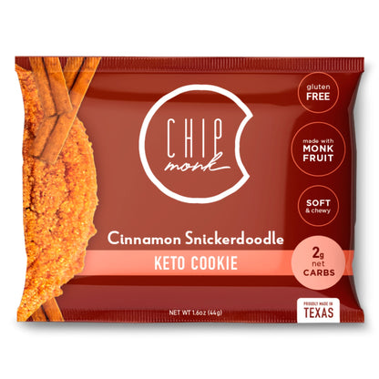 Snickerdoodle Keto Cookies by ChipMonk Baking