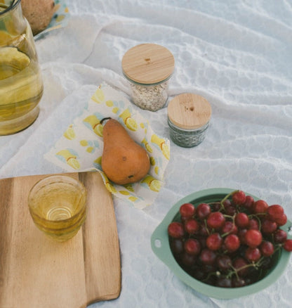 Solid Bamboo Mason Jar Lids