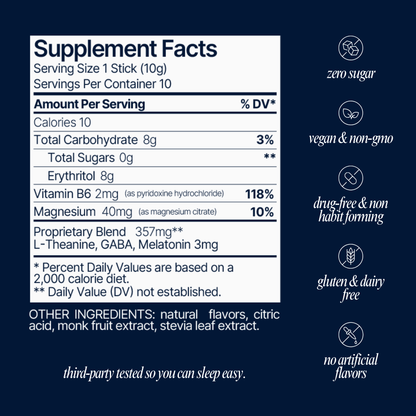 Som Sleep Powder Drink Mix · Cherry