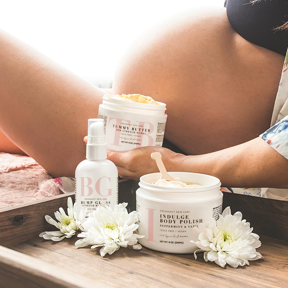 Stretch Mark Prevention Trio by The Spoiled Mama