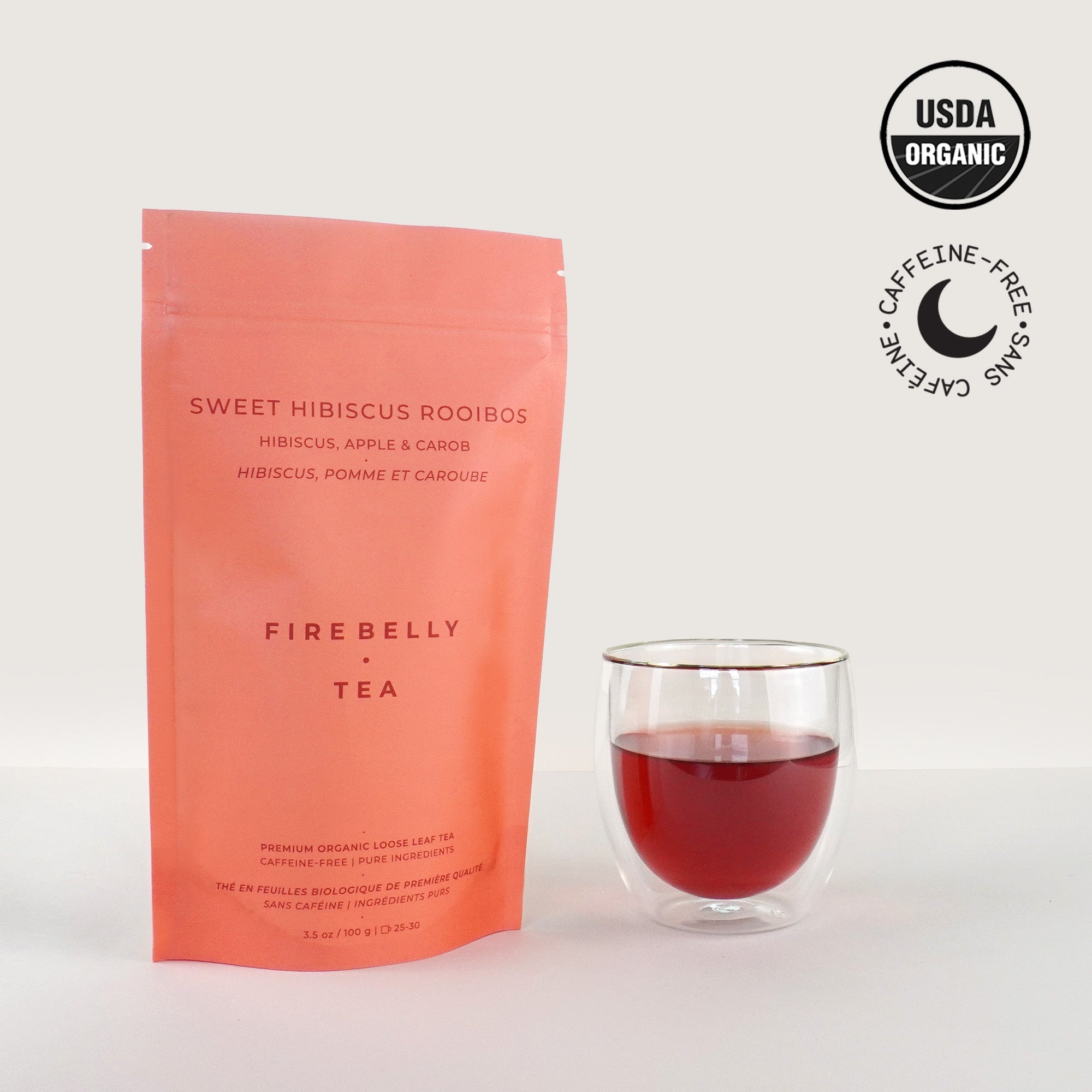 Sweet Hibiscus Rooibos by Firebelly Tea