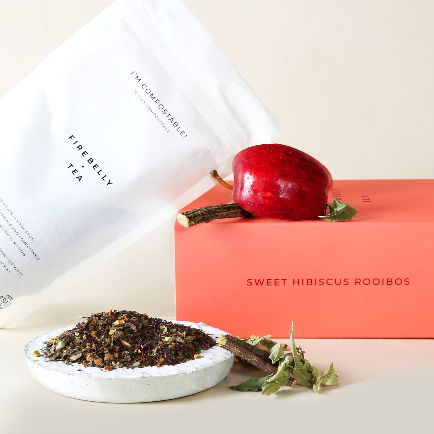 Sweet Hibiscus Rooibos by Firebelly Tea