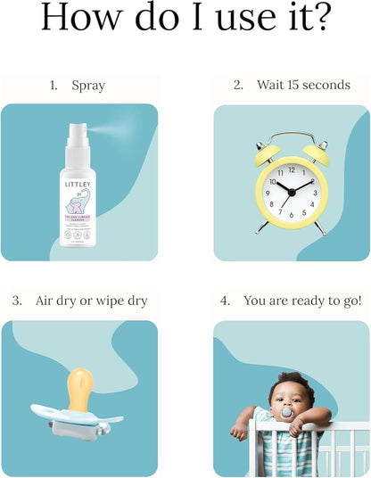 Littley Toy & Surface Cleaner | Gentle HOCl Toy & Surface Spray