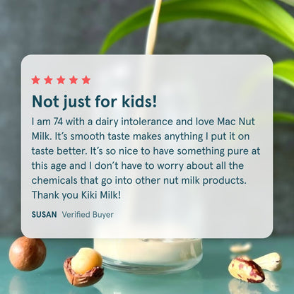 Mac Nut Kiki Milk • 32 fl oz • Pack of 6 by Kiki Milk