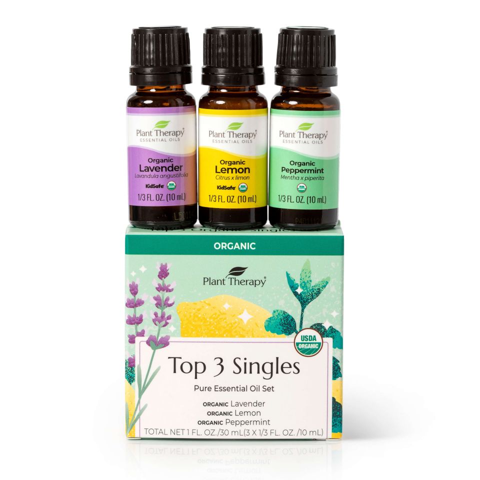 Top 3 Organic Singles Set by Plant Therapy