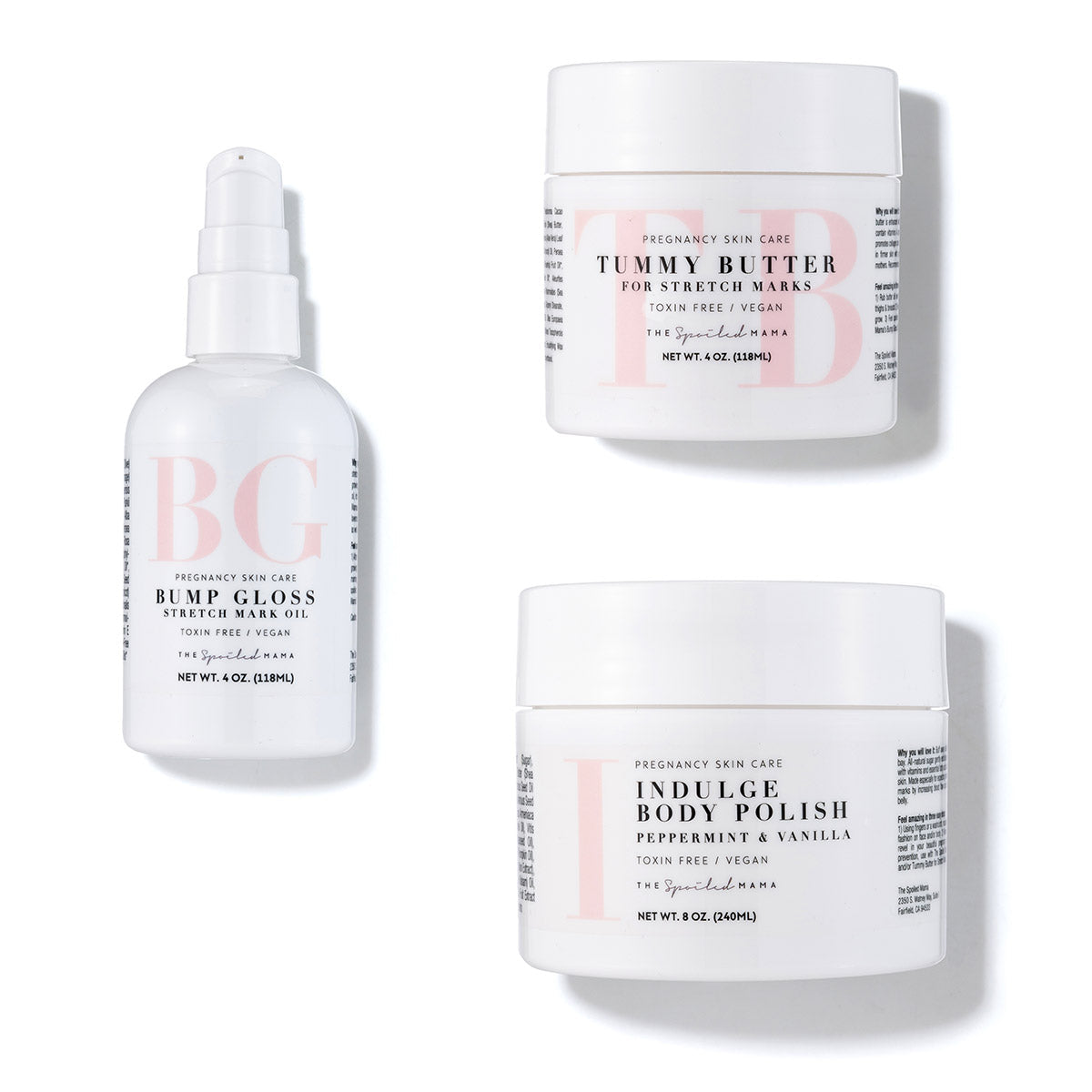 Stretch Mark Prevention Trio by The Spoiled Mama