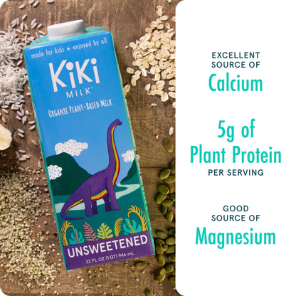 Unsweetened Kiki Milk • 32 fl oz • Pack of 6 by Kiki Milk