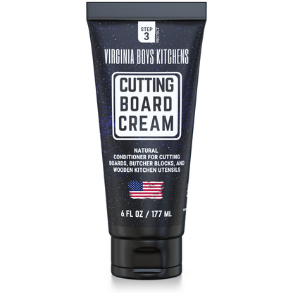 Cutting board cream for wooden butcher blocks and cutting boards by Virginia Boys Kitchens