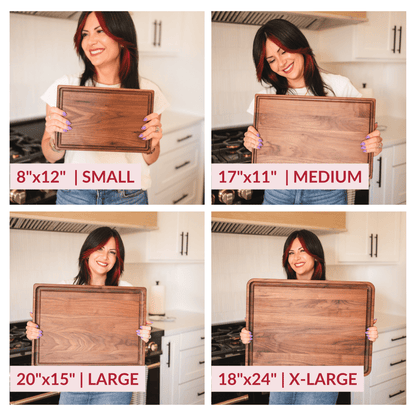 Extra Large Walnut Wood Cutting Board by Virginia Boys Kitchens