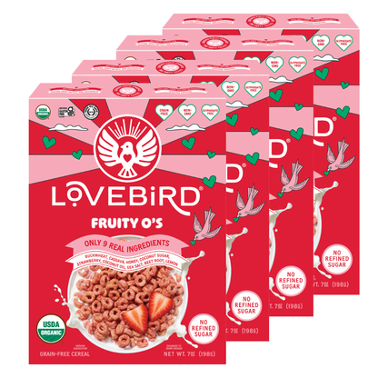 Lovebird Cereal Fruity (4 Boxes)