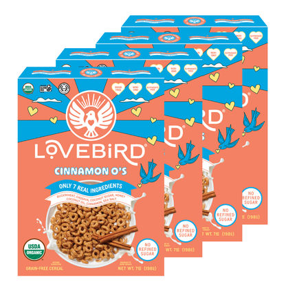 Lovebird Cereal Cinnamon (4 Boxes)