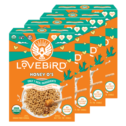 Lovebird Cereal Honey (4 Boxes)