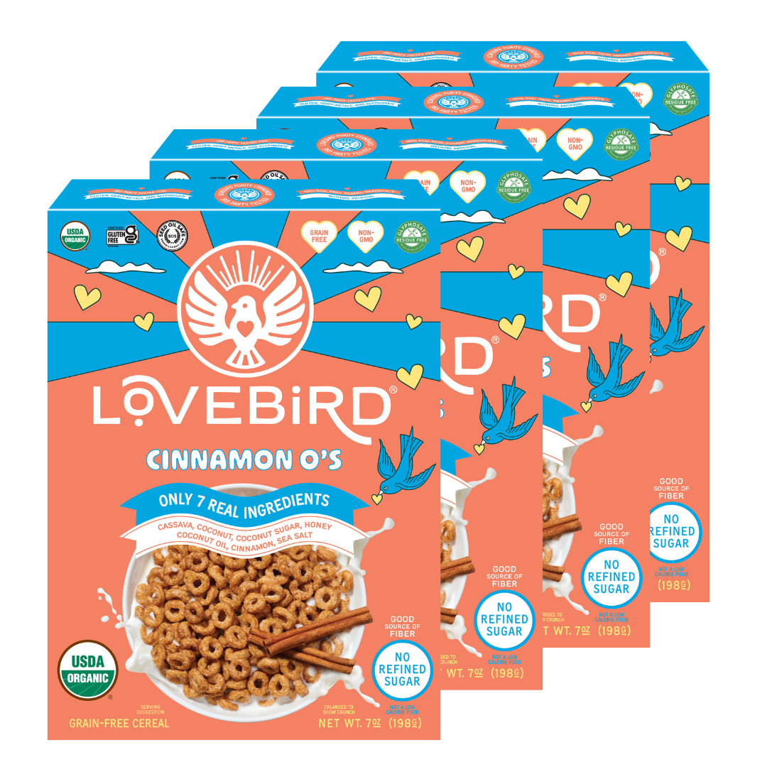 Lovebird Cereal Cinnamon (4 Boxes)