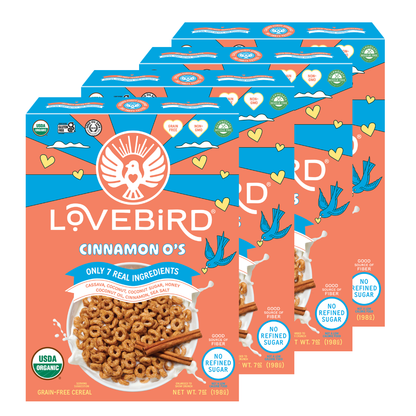 Lovebird Cereal Cinnamon (4 Boxes)