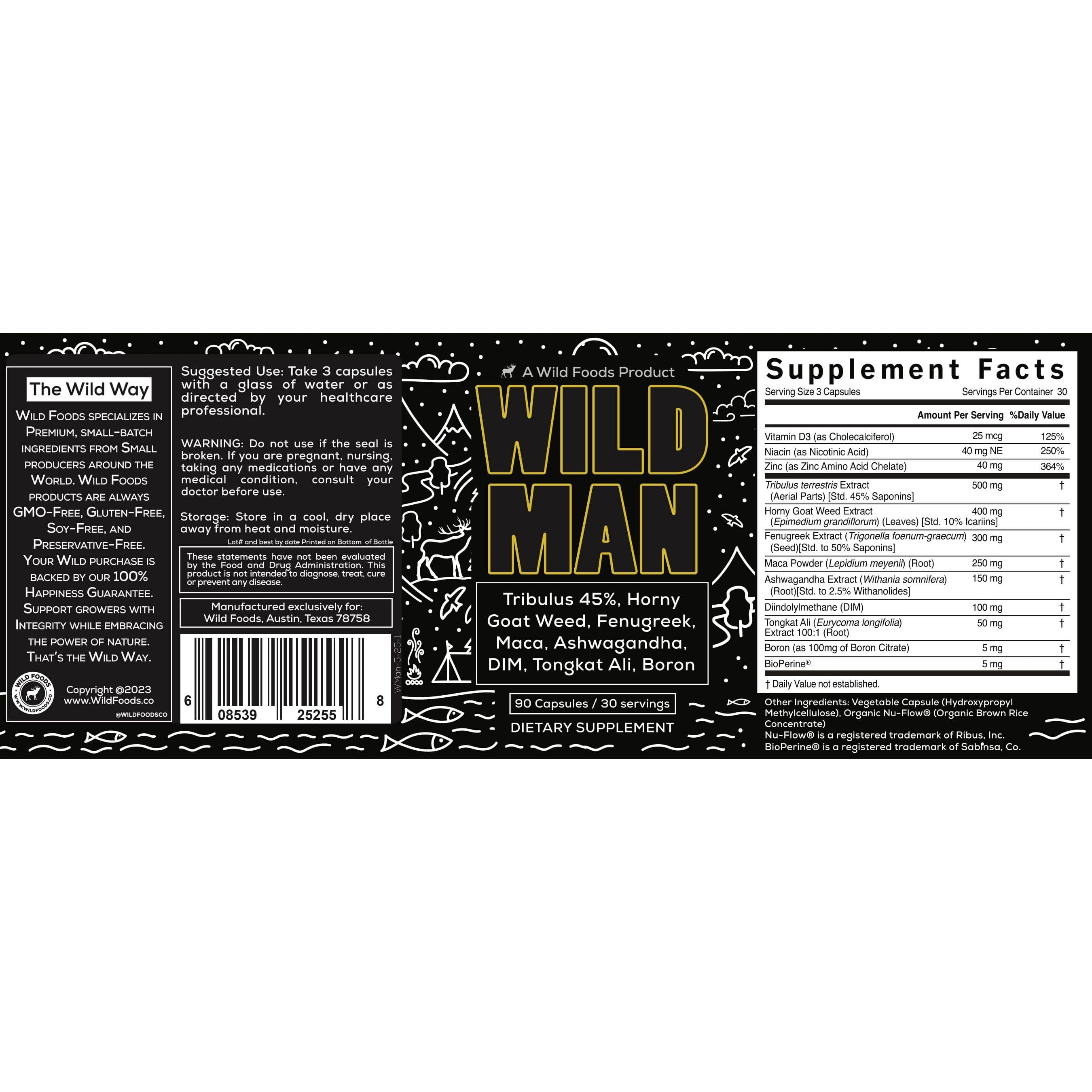 Wholesale of 10 - Wild Man Men's Herbal Hormone Stack