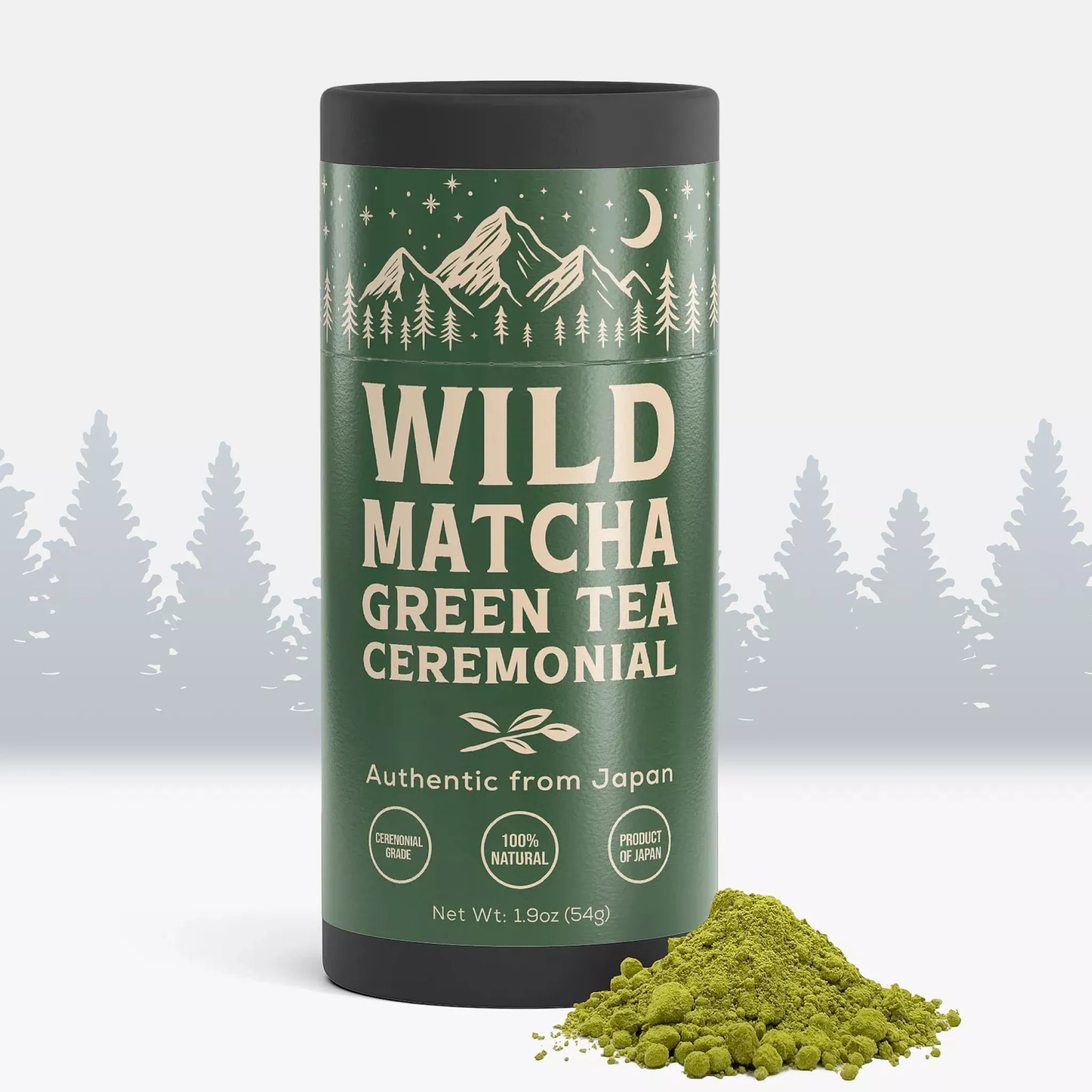 Wild Matcha Green Tea Powder — Ceremonial, Authentic from Japan