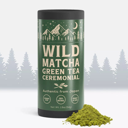Wild Matcha Green Tea Powder — Ceremonial, Authentic from Japan