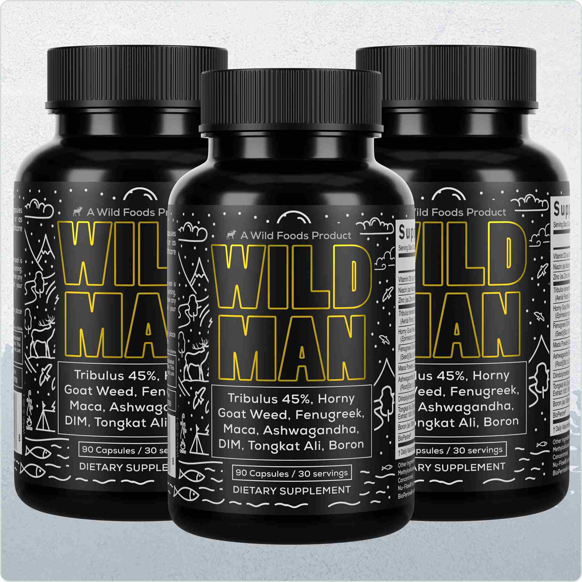 Wild Man Herbal Stack – Male Wellness Stack & Performance