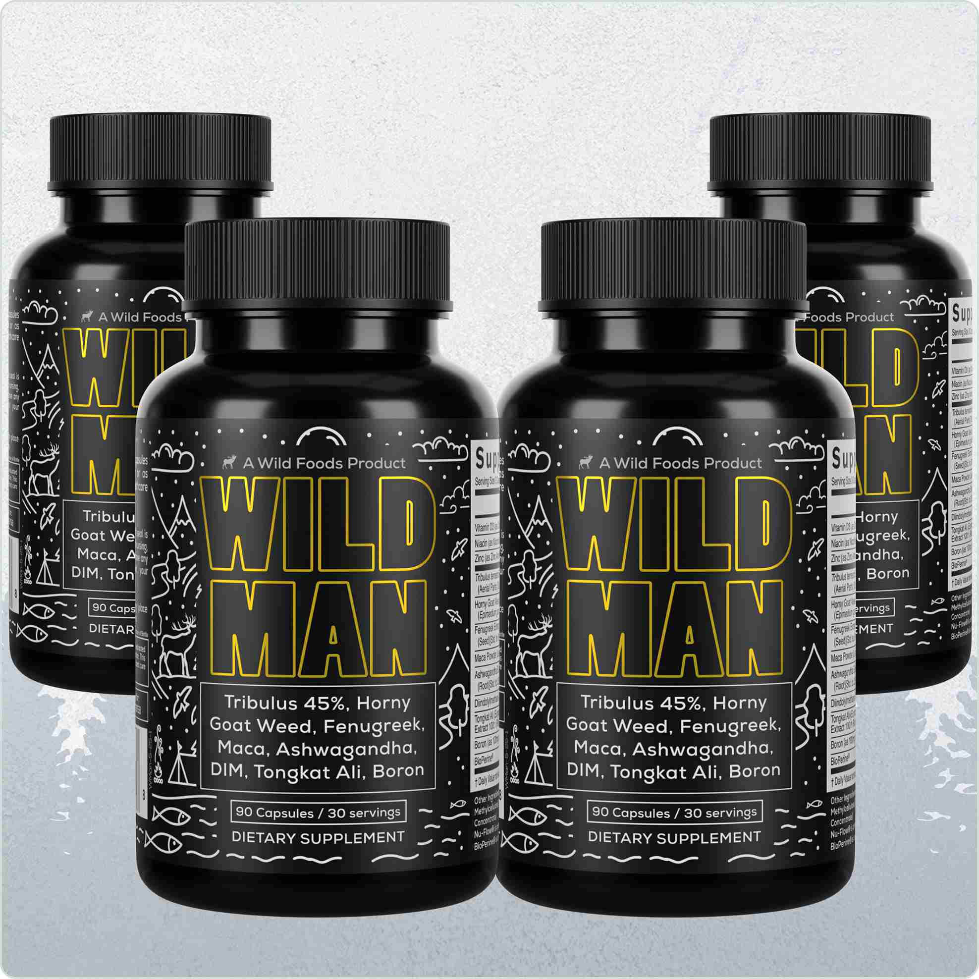 Wild Man Herbal Stack – Male Wellness Stack & Performance